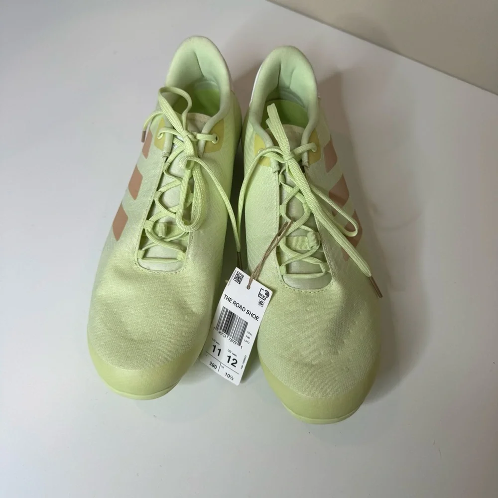 Adidas The Road Cycling Shoes Almost Lime / Pulse Green Copper 11 men’s 12 wmn